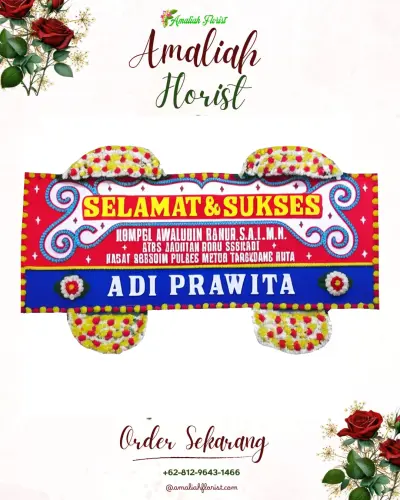 Karangan Bunga Ucapan Selamat di Anduonohu